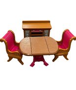 Fisher Price Loving Family Dollhouse Dining Room Set With Table Chairs &amp;... - $26.58 CAD
