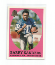 Barry Sanders (Detroit Lions) 1996 Topps 40th Anniversary Throwback Card #3 - £7.46 GBP