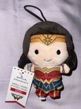 Disney Hallmark Holiday Christmas Ornament WONDER WOMAN Plush 5” New - £11.05 GBP