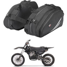 Motorcycle Saddlebags Motorcycle Side Bags Pannier Bag Storage Saddlebag... - £198.48 GBP