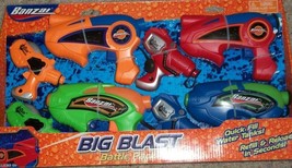 8 Banzai Battle Pack Blaster Water Guns Pool Game Fun Toy Beach Camping Squirt - £23.94 GBP