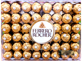 Ferrero Rocher Fine Hazelnut Chocolates 48 Pieces 21.2 Ounce Chocolate Box - $30.28