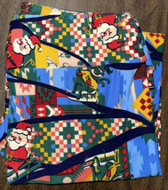 NWOT LULAROE Beautiful Tall &amp; Curvy TC (10-18) Santa Christmas Leggings - $19.79