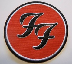 Foo Fighters~Dave Grohl~Embroidered Patch~3 3/8&quot; Round~Alt Rock~Ships FREE  - £3.41 GBP