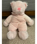 Russ Rattle Pals Soft Pink Plush Teddy Bear w Rattle Inside 12&quot; tall - $226.26 MXN