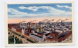 Postum Plant Battle Creek Michigan Postcard - £7.76 GBP