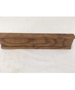 New 11&quot; X 2&quot; Solid Wood DESK Name PLATE HOLDER / Title Plaque HAND CARVE... - $17.41