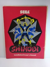 Shinobi Arcade Game Manual Original Service Owners Repair 1987 + Insert - £25.71 GBP