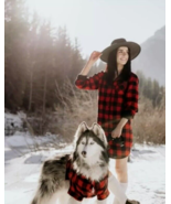Holiday Buffalo Check Plaid Flannel Pajama NightGown women&#39;s sz S Wonder... - $14.75