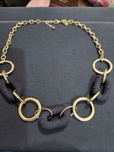 Inc International Concepts Frontal Necklace Gold-tone Multi-Ring Statement - $354.51 MXN