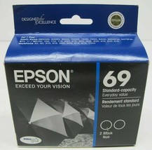 Epson 69 Combo Ink Cartridges - Black/Cyan/Magenta/Yellow T069120-D2 T069520 OEM - £39.15 GBP