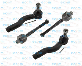 4 Pcs Steering Tie Rods Ends Inner Outer For Mercury Milan Hybrid 2.5L Fusion SE - £47.68 GBP