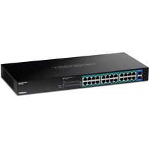 TRENDnet 26-Port Gigabit PoE+ Switch, 24 x 30W PoE+ Ports, 2 Gigabit SFP Slots,  - £443.52 GBP