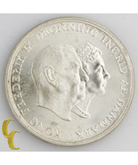 1960 CS Denmark 5 Kroner (Brilliant Uncirculated, BU) Wedding Anniversar... - $987.78 MXN