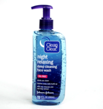 Clean &amp; Clear Night Relaxing Deep Cleaning Face Wash Oil Free 8 oz Pump - £19.61 GBP