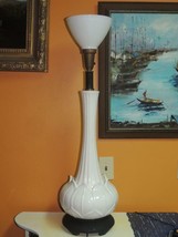 Table Lamp 37&quot; Porcelain Lotus Blossom Chinese Style Chinoiserie Rococo ... - €308,18 EUR