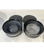 Vintage Yashica Yashikor Aux Telephoto &amp; Wide Angle Lenses 1:4 S102 S103 - $47.36 CAD