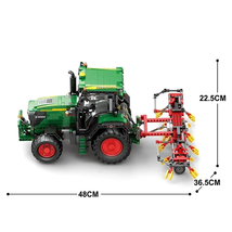 1828PCS Agricultural Tractor Building Blocks Rc APP Remote Control Engineering C - £142.62 GBP