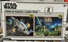Star Wars Puzzles 500pc each Prime 3D Lenticular Puzzles - £22.36 GBP