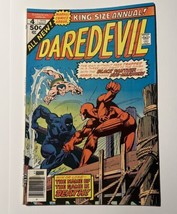 Daredevil King-Size Annual #4 FN+ (6.5) 1976 Black Panther Claremont Wol... - £11.01 GBP