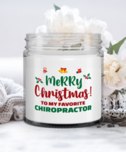 Funny Chiropractor Christmas Candle - Merry Christmas To My Favorite - 9 oz  - £15.77 GBP