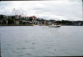 1950s Harbor City Scene Ferry Boat Kiel Germany Red-Border Kodachrome Slide - £2.72 GBP