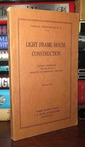 United States Government Printing Office Light Frame House Construction Technica - £40.21 GBP