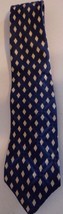Polo by Ralph Lauren Silk Neck Tie Blue &amp; Ivory  Made In USA NEW Short 5... - £13.50 GBP