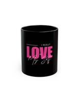 Self Love Affirmation Black Mug Coffee Cup Gift Self Care Motivational E... - $17.99+
