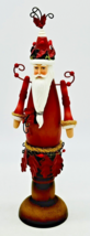 Department 56 Santa Red Oak 9 inch 37187 Christmas Home Decor - £13.32 GBP