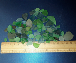 Latvia Made by Baltic Sea Beach Glass for jewelry art making crafts crafting 76g - £5.89 GBP