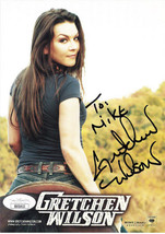 Gretchen Wilson signed Sony/BMG Music 5x7 Promo Photo To Mike- JSA #SS51622 - £27.26 GBP