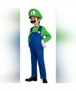Luigi Super Mario Brothers Boys Costume Sz Xl (8/9) - $26.66 CAD