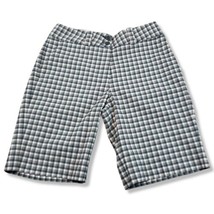 Nike Golf Shorts Size 2 Dri-Fit Plaid Checkered Used Measurements In Des... - £25.65 GBP