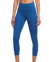 Nike Womens One Plus Size Cropped Leggings Color Court Blue/White Size 2X - £39.90 GBP