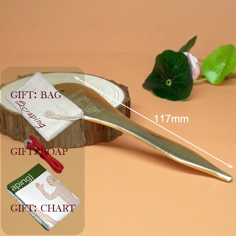 Ace dianxue deep tissue muscle massage tool brass guasha beauty spa kit health scraping thumb200