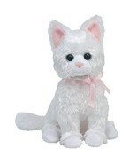 Sugar the White Cat  Pink Ribbon Ty Beanie Baby Retired MWMT Collectible - $644.61 MXN