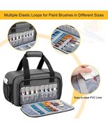 Acrylic Paint Organizer Bag for up to 54 Bottles (2 oz) Art Supply Stora... - $50.37