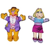 The Muppets Miss Piggy &amp; Fozzie Bear Blockbuster 8&quot; Plush Set - Henson 1998 - £6.76 GBP