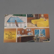 Vintage The Mark Charles Motel St. Petersburg Florida Unused Postcard - £40.84 GBP