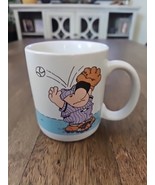 Vintage 1989 Ziggy Heavy Hitter Baseball Mug Tom Wilson Universal Press - $13.58 CAD