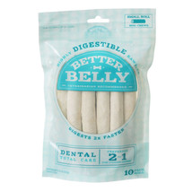 Better Belly Rawhide Dental Rolls Small 10 count Better Belly Rawhide De... - £15.41 GBP
