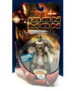 Marvel Iron Man Movie Mark I Figure w Launching Flamethrower Blast 2008 NEW - £15.48 GBP