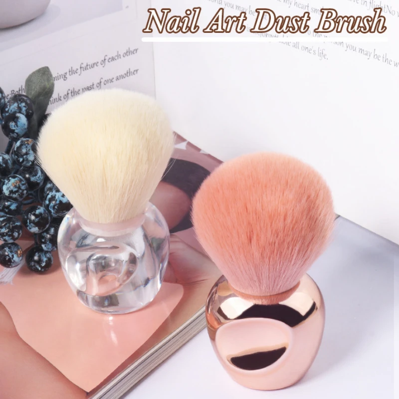 Nail Dust Cleaning Brush Apple Shape Flower Paint Gel Brushes Makeup Bru... - $12.99+