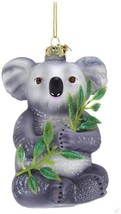 Koala w Eucalyptus Marsupial Ornament Noble Gems Glass Kurt Adler - £17.37 GBP