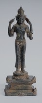 Antik Indonesische Stil Majapahit Java Stehend Bronze Vishnu Figur - 20cm/20.3cm - $641.46