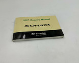 2007 Hyundai Sonata Owners Manual Handbook OEM K02B01008 - $9.89