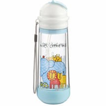 Drinkadeux Sip Double Glass Wall Insulated Kids Bottle 14 oz Spill/Leak Proof  - £12.46 GBP