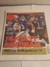 USA Today Sports Fantasy Football 2017 Draft Guide Odell Beckham Jr. New... - $113.53 MXN