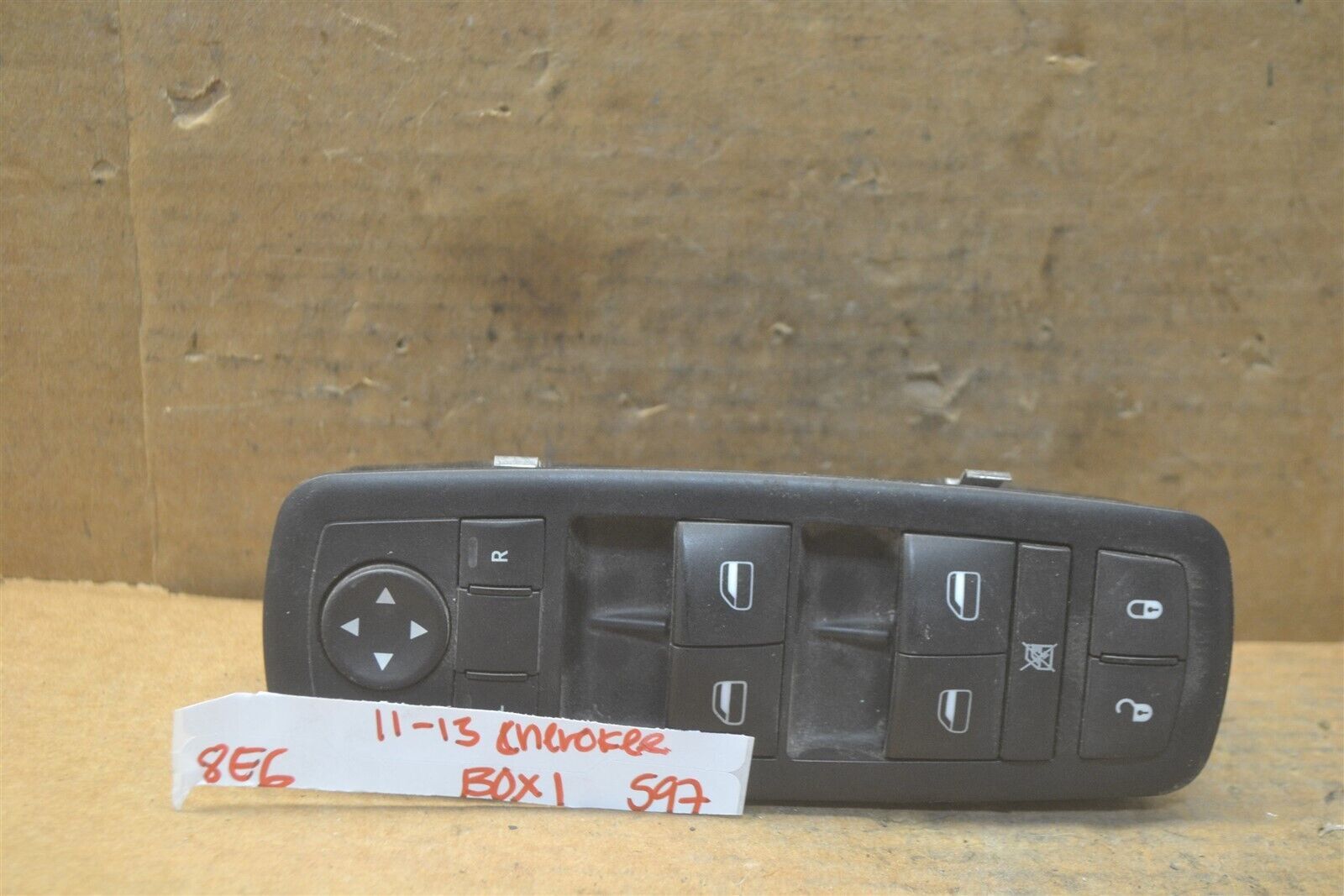 11-13 Jeep Grand Cherokee Master Switch OEM Window 68030823AB Lock 597-8e6 bx1 - $24.99